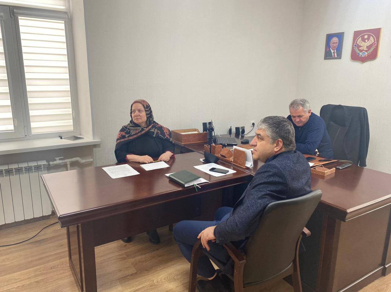 Заседание правительства РД в режиме ВКС в Администрации